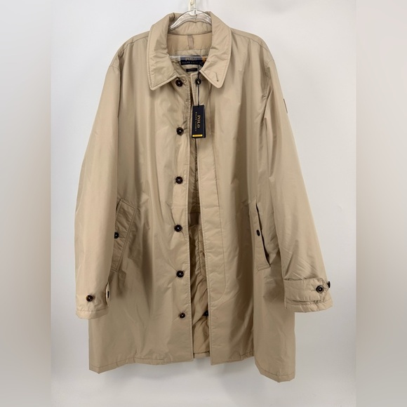 NWT Polo Ralph Lauren CAMEL Packable Water Repellent Walking Coat Jacket XL - Picture 2 of 16